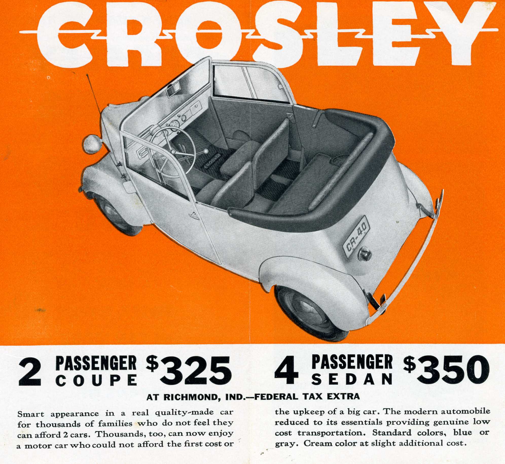 1940 Crosley Foldout